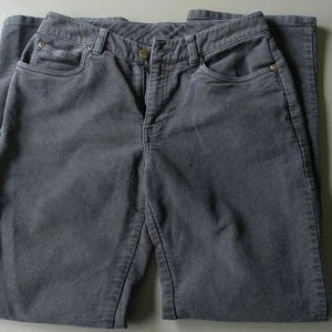 LL Bean moleskin black pants jean